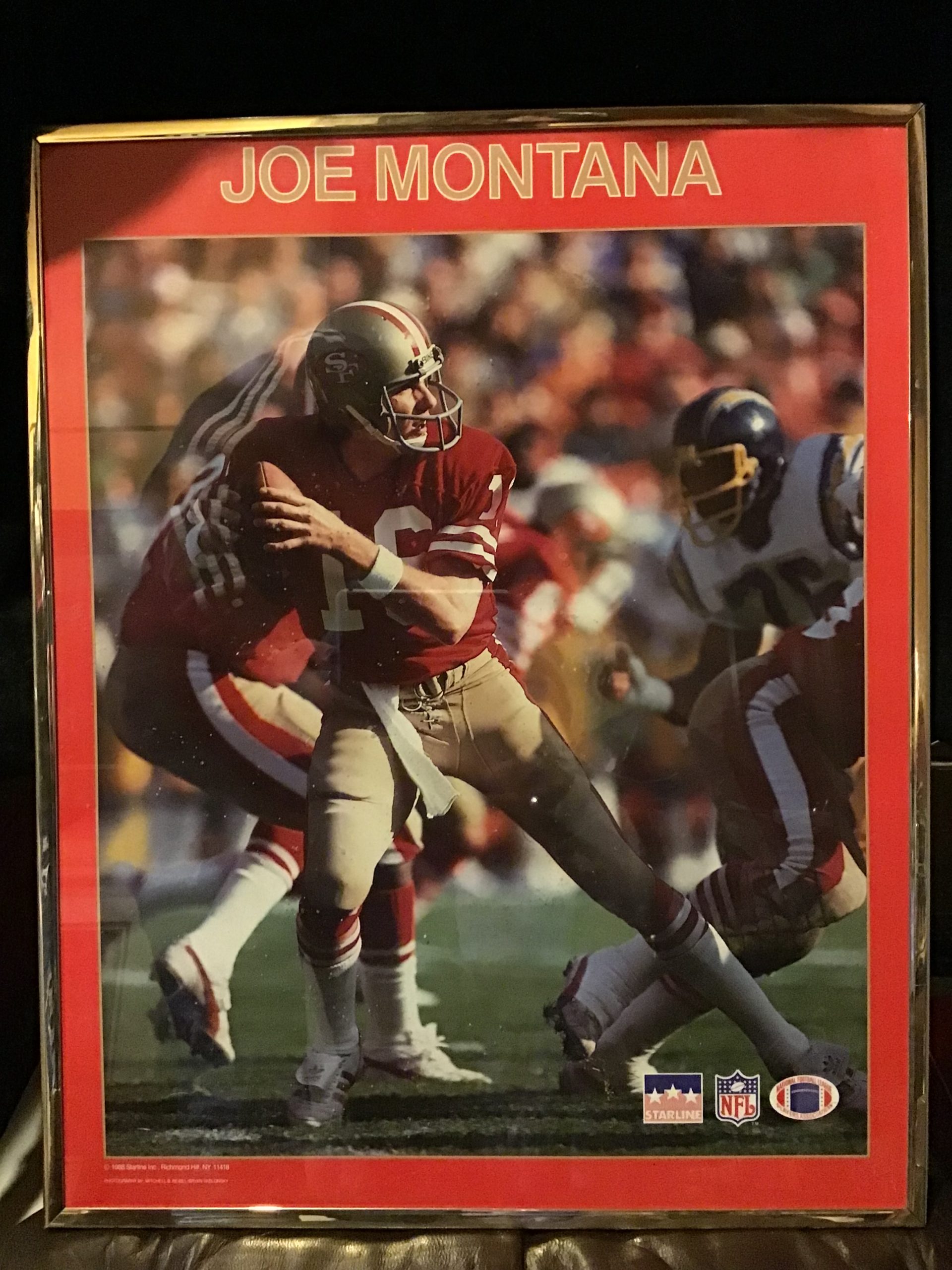 OL-169 Joe Montana Picture B-851 20" x 16"