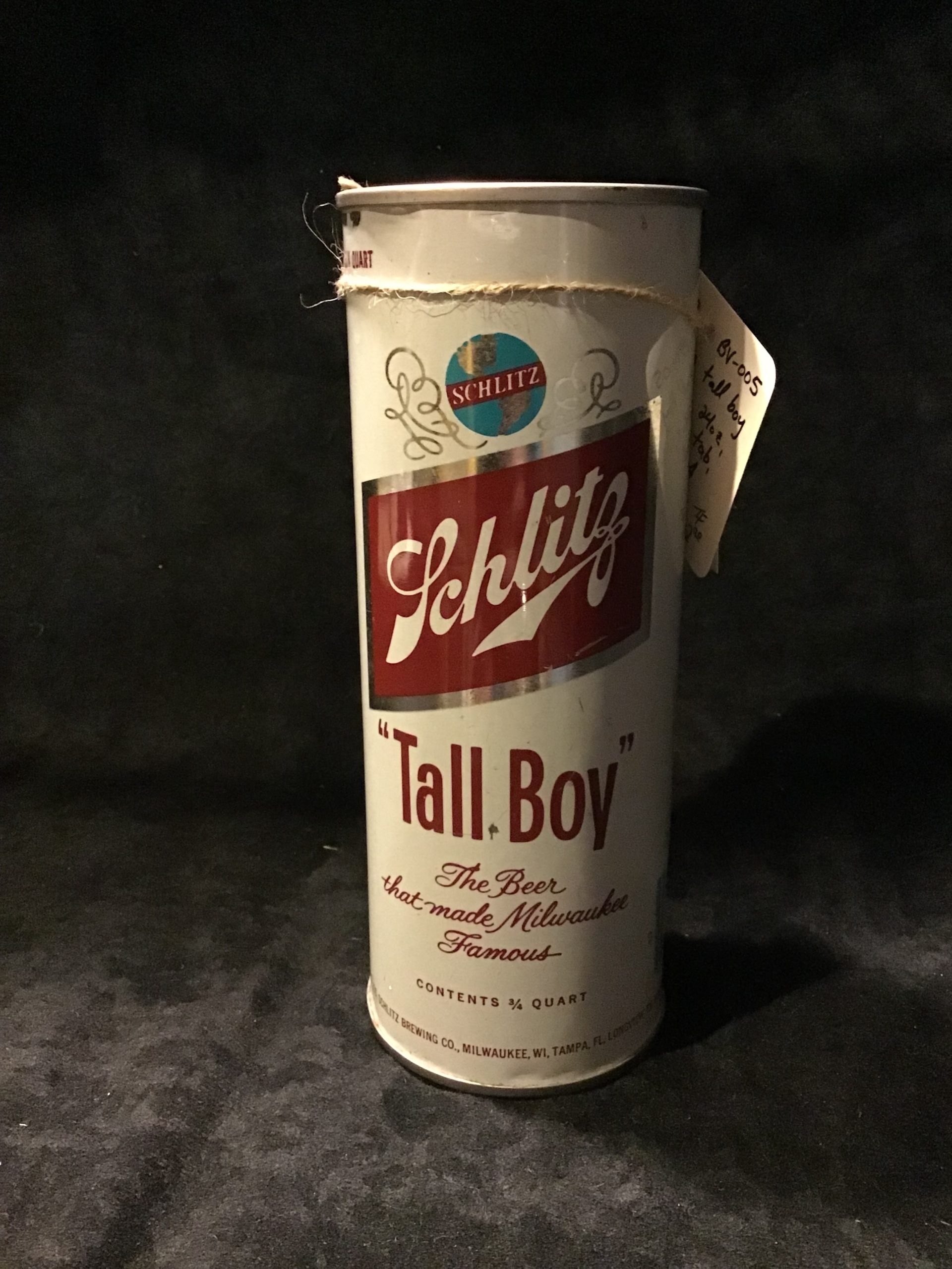 OL-181 Schlitz Beer Can (empty) B-879