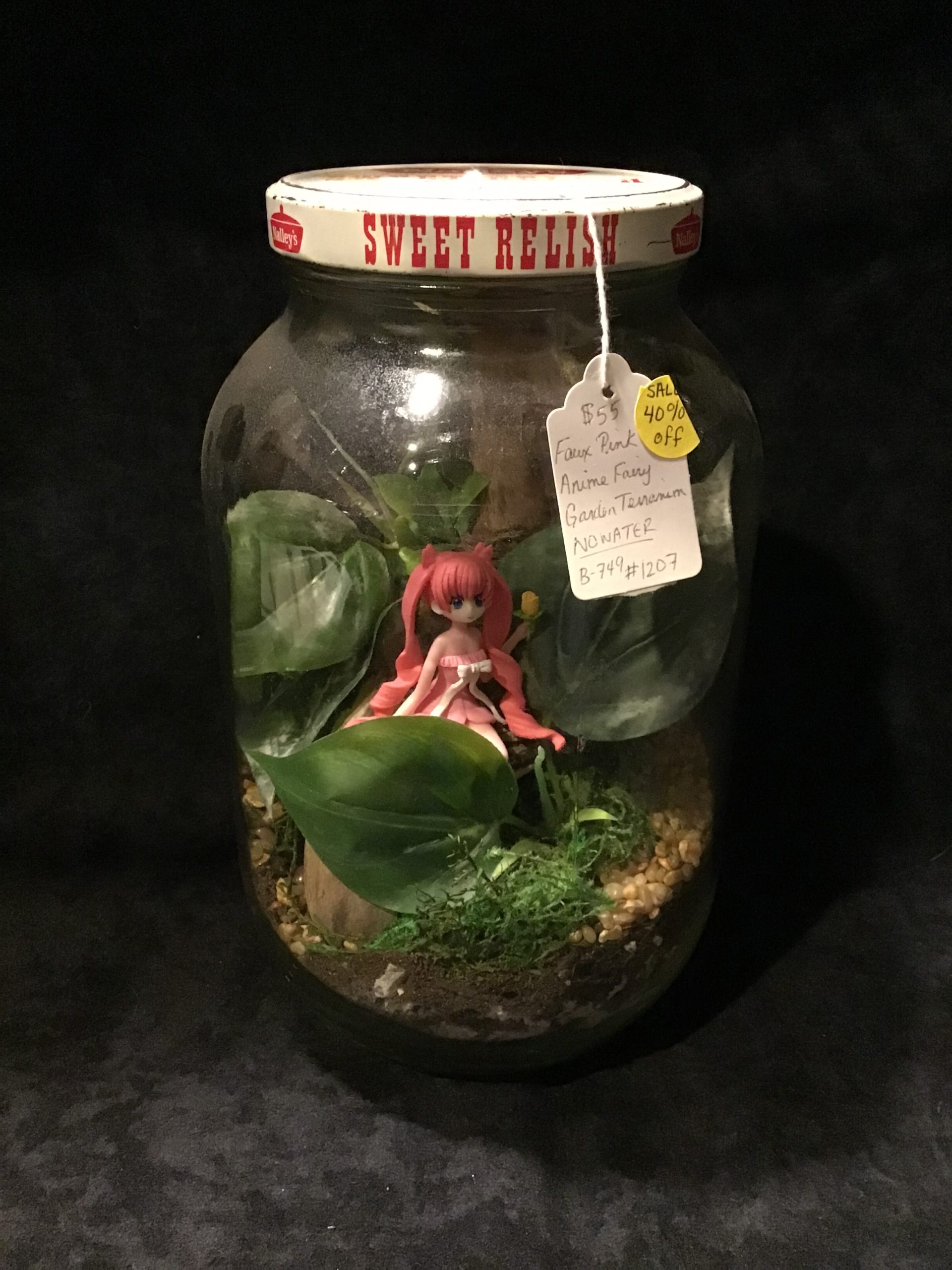 OL-172 Anime Terrarium B-749 (Live Plants/No Water)