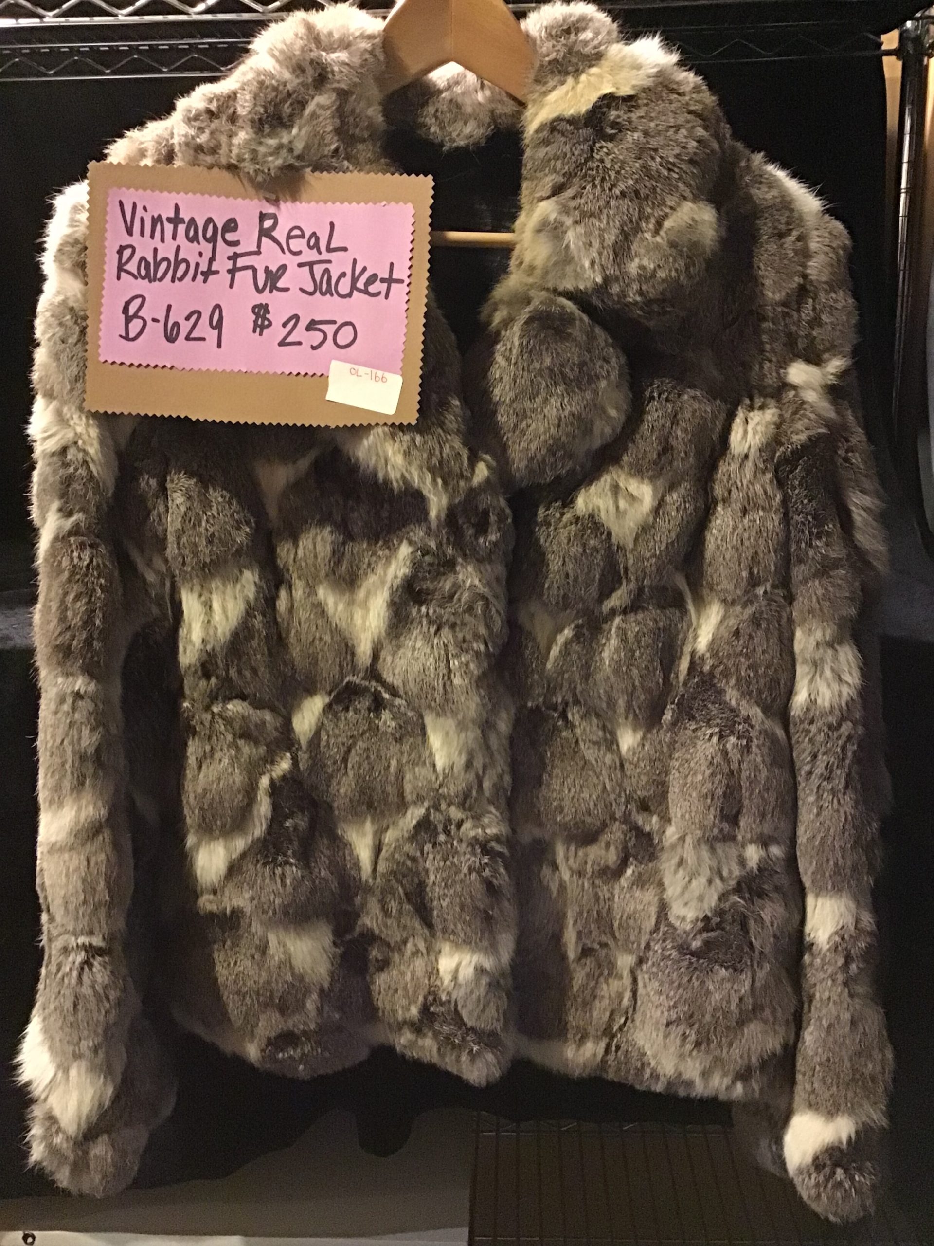 OL-166 Vintage Fur Jacket B-629
