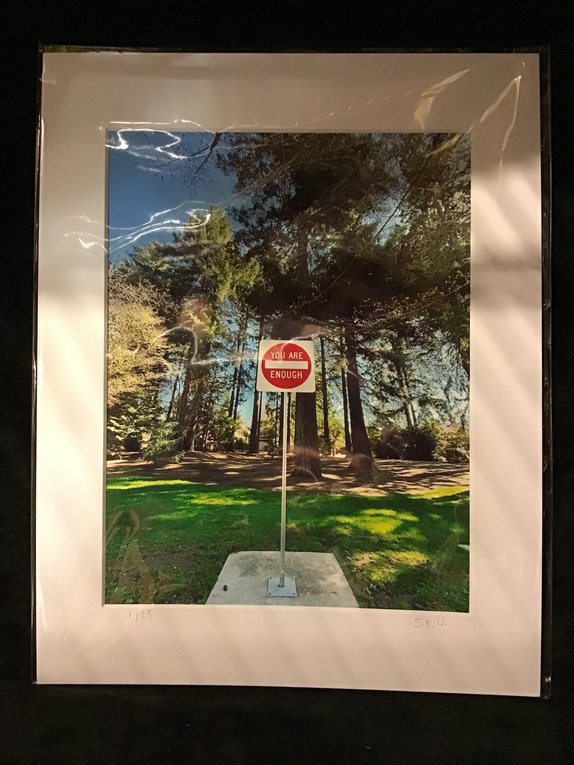 OL-186 You're Enough Framed Picture 8"x10" B-877