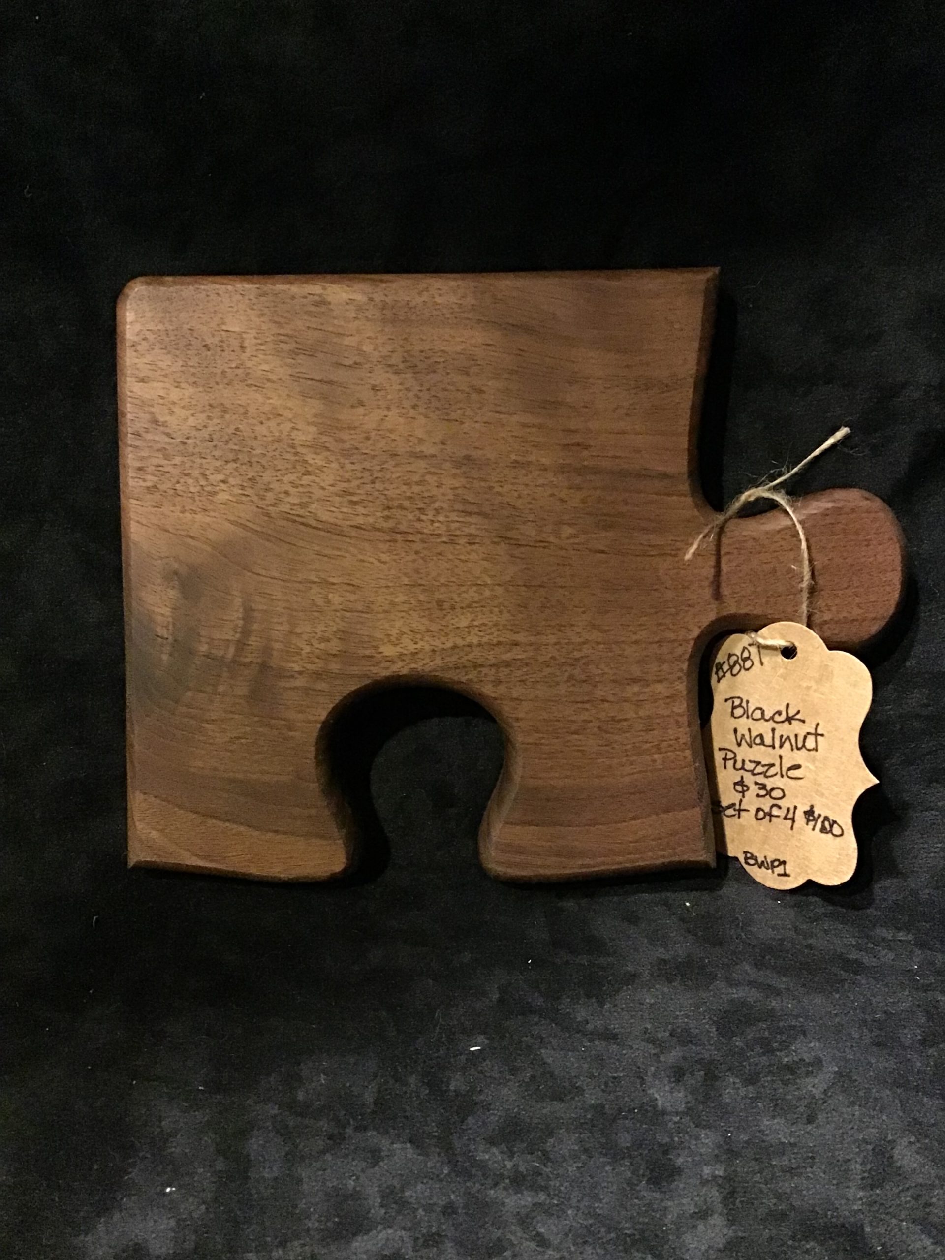 OL-194 Black Walnut Puzzle (set of 4) B-887